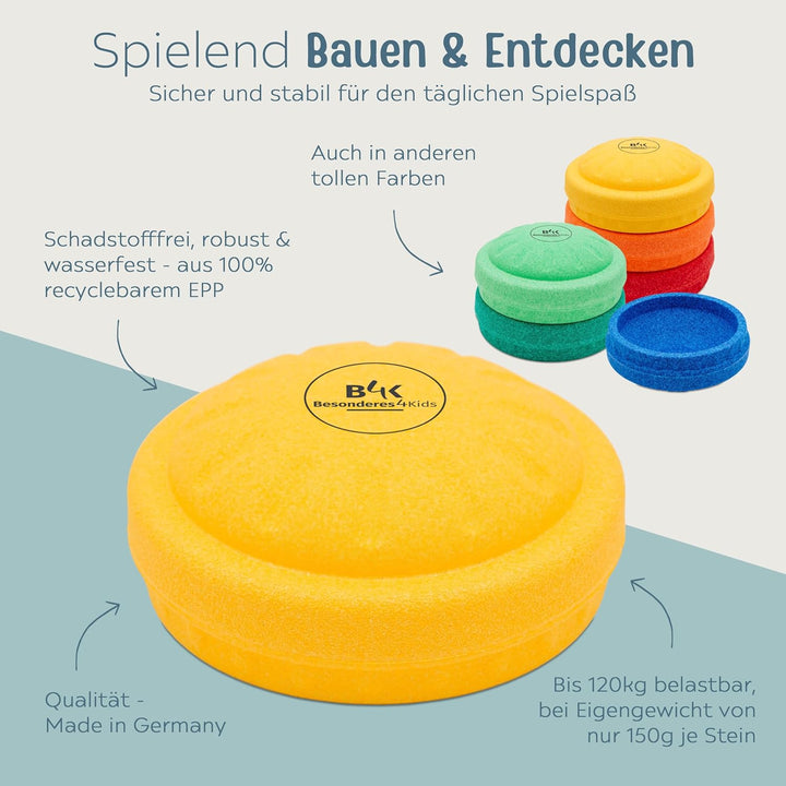 Stapelwelt MyFunStone Spielstein Balancierstein, Besonderes4Kids, kompatibel mit anderen Balancierst