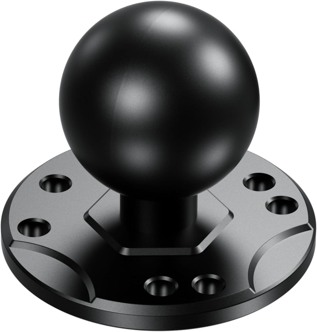 BRCOVAN 1,5'' Kugelhalterung mit Aluminiumlegierung AMPS-Loch Runder Plattenbasis, Kompatibel mit RA