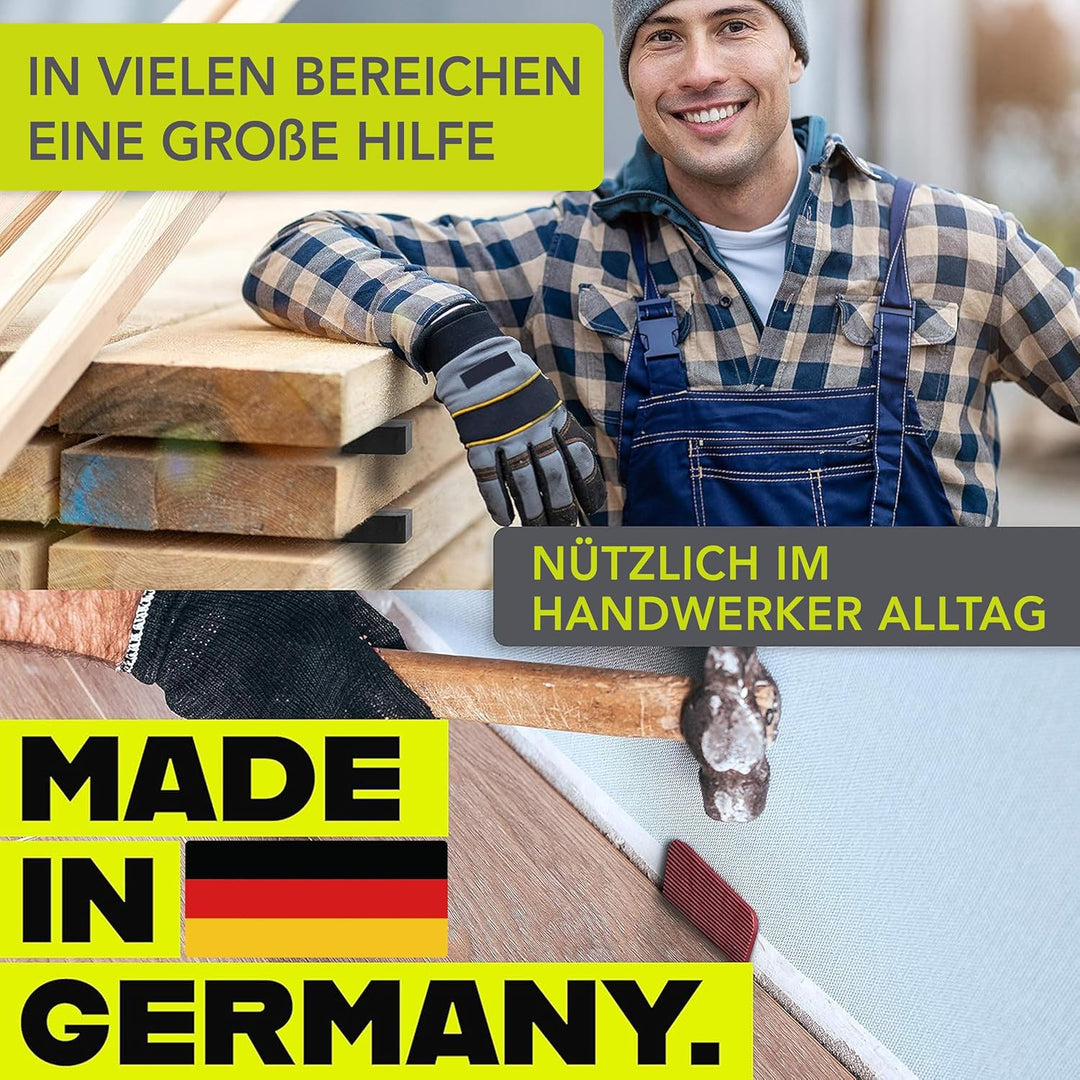 INNONEXXT® Premium Unterlegplatten | 60 x 40 mm, 15 mm grau - 100 Stk. | Abstandshalter, Plättchen a