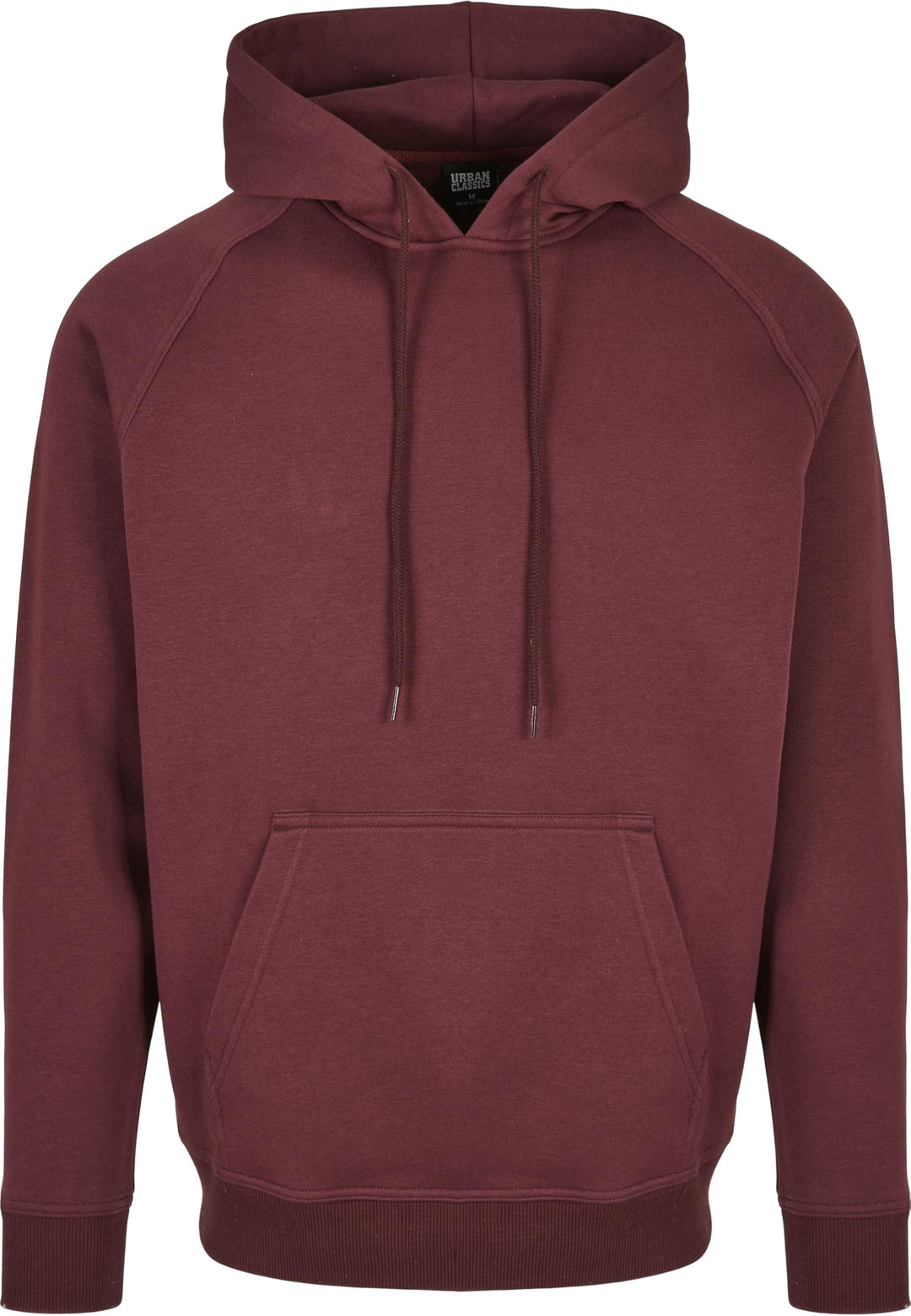 Urban Classics Herren Blank Hoody Kapuzenpullover S Cherry, S Cherry