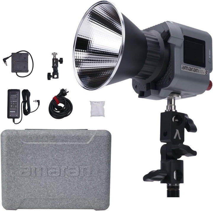 Aputure Amaran 60x S LED Videoleuchte 65W Ausgang Bi-Color 2700k-6500k mit Bowens Mount App Control