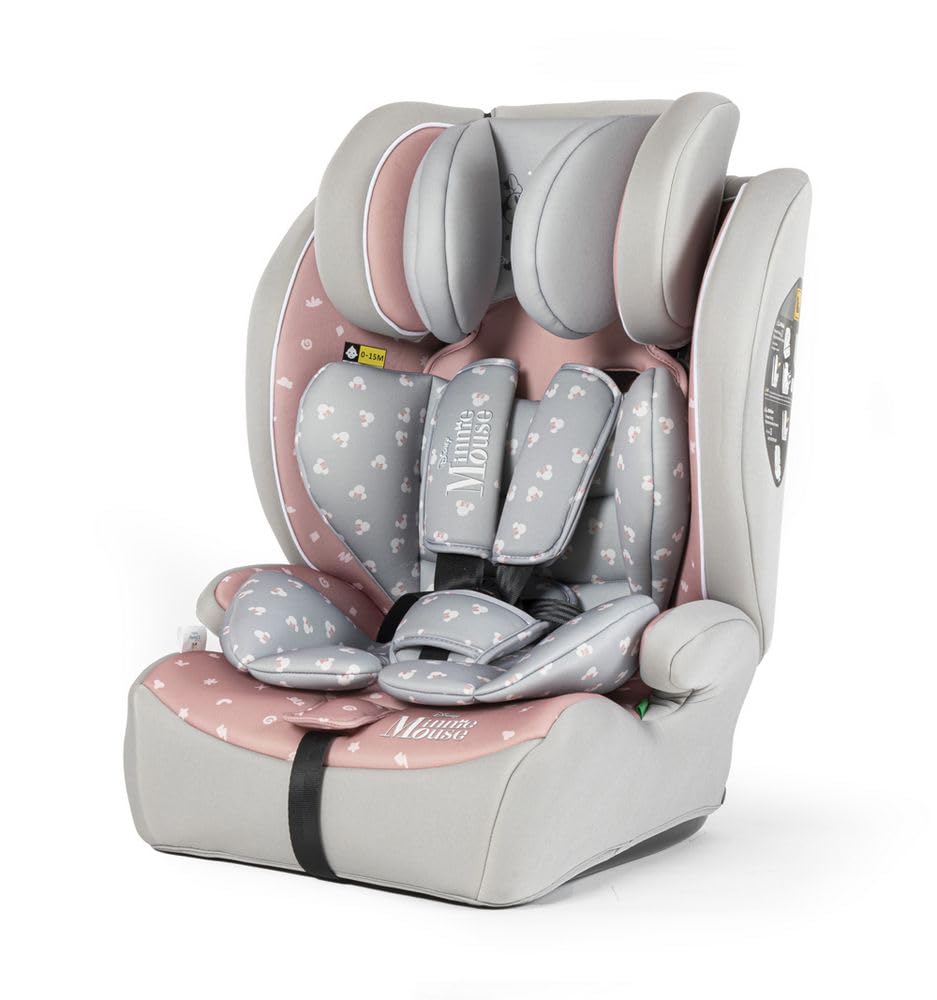 Tataway Minnie Mouse I-SIZE R129 Auto-Rücksitz. Kindersicherheitsheber mit einer Höhe von 76 bis 150