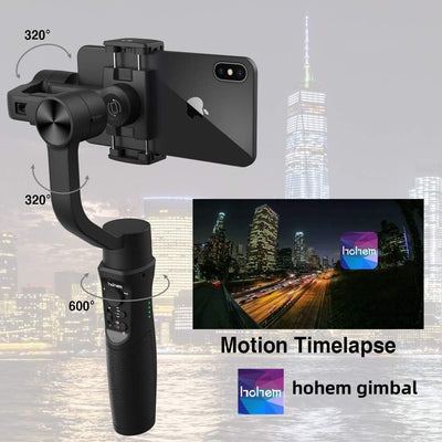 hohem iSteady Mobile Plus, Gimbal Stabilisator für Smartphones, 3-Achsen Handy Smartphone Gimbal, Ul