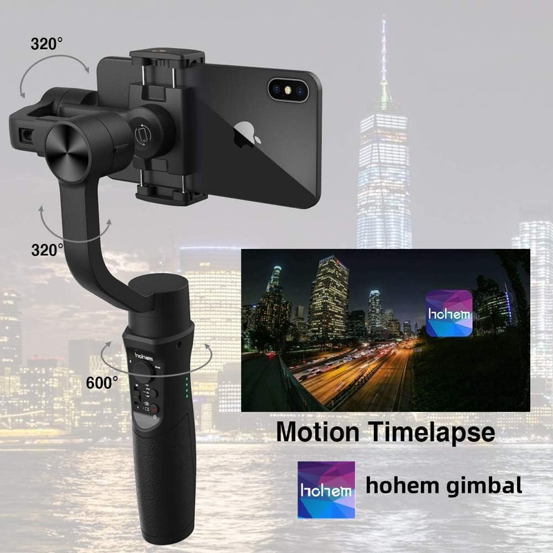 hohem iSteady Mobile Plus, Gimbal Stabilisator für Smartphones, 3-Achsen Handy Smartphone Gimbal, Ul