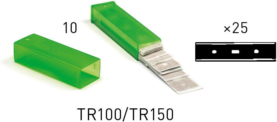 Unger TR150 Karbon Glasschaberklingen, 15cm Grösse, 25 Stück