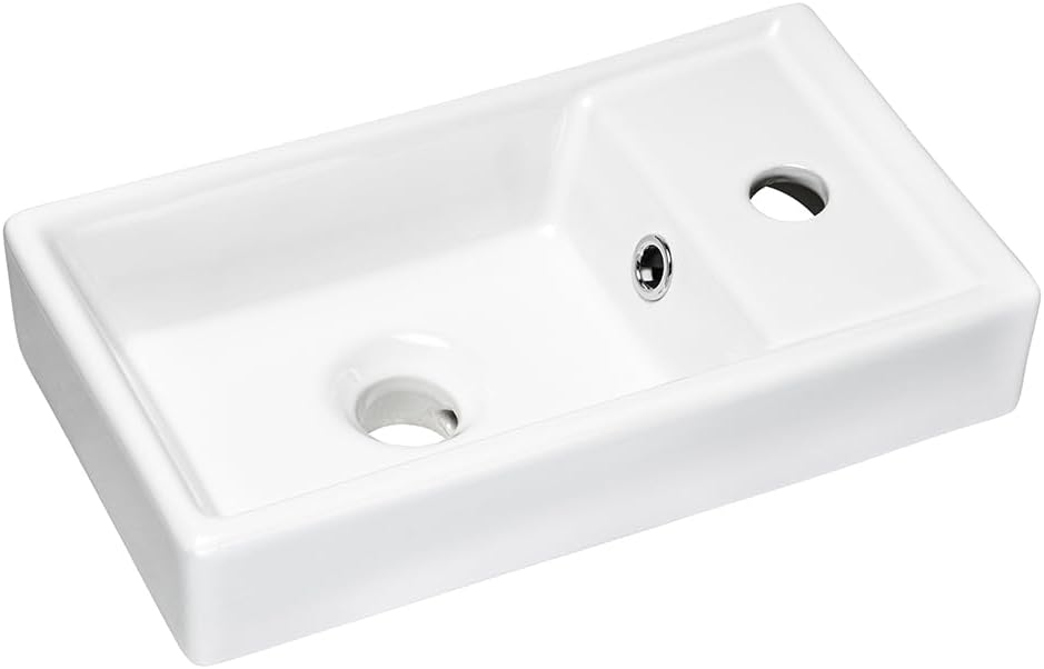 Lomadox Waschtisch 41x66x22 cm klein Gäste WC Bad Unterschrank mit Waschbecken Keramik anthrazit mit