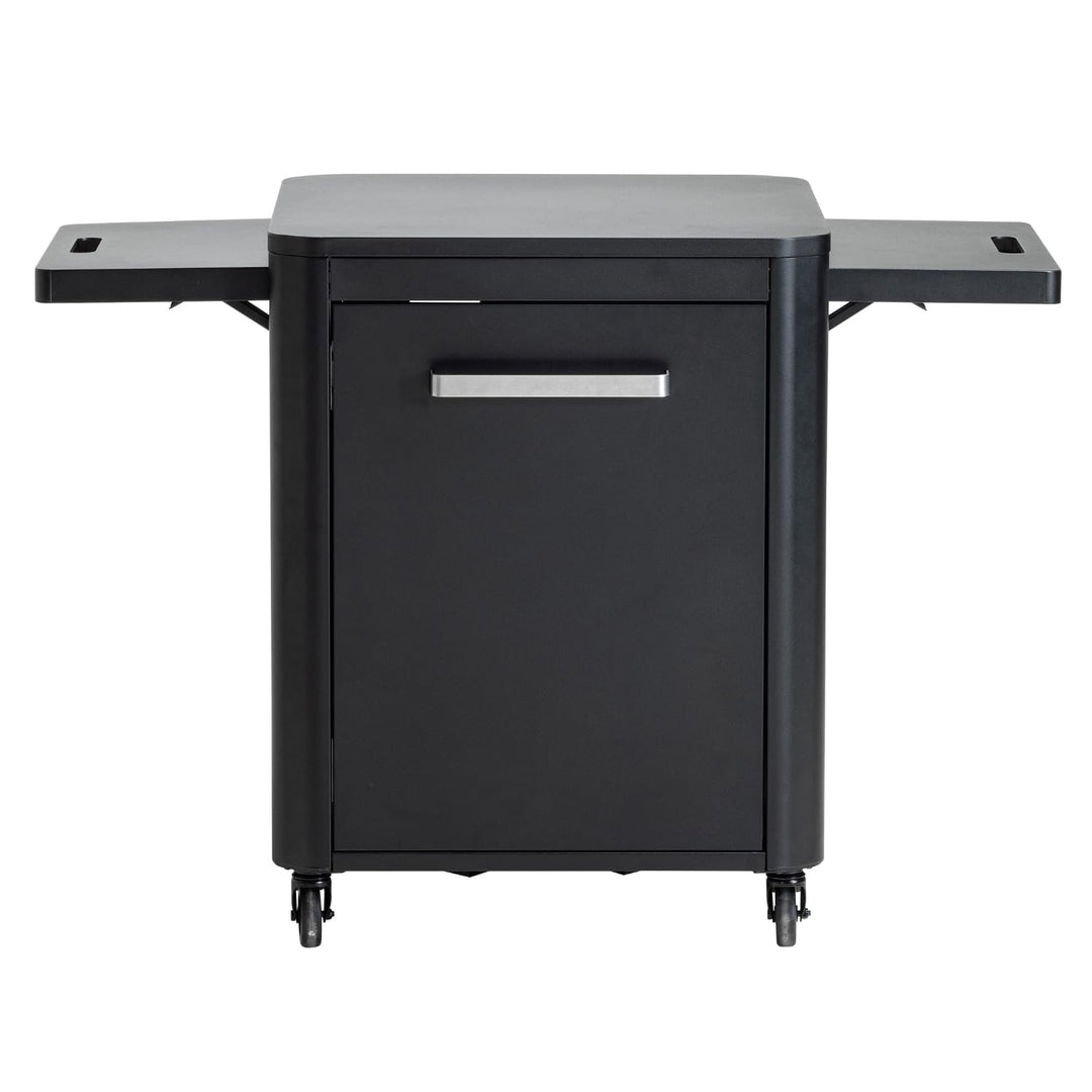 cozze Küchentische Outdoor-Tisch, Edelstahl, Schwarz, B64 x T60 X H83 cm 1-Tür B64 x T60 X H83 cm, 1