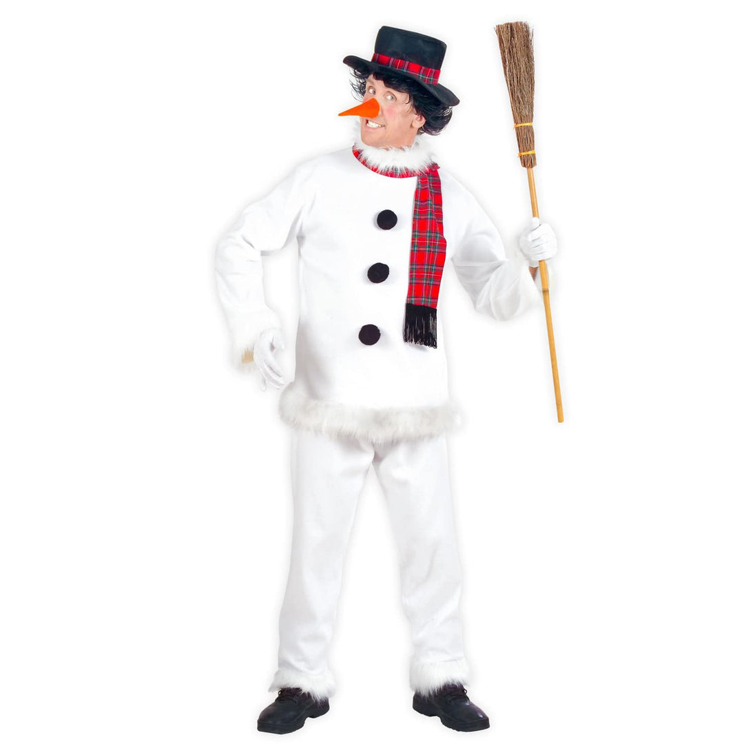 "SNOWMAN" (coat, pants, hat, scarf, nose) - (M), M