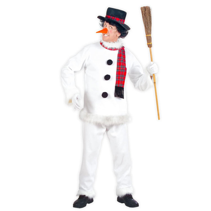 "SNOWMAN" (coat, pants, hat, scarf, nose) - (M), M