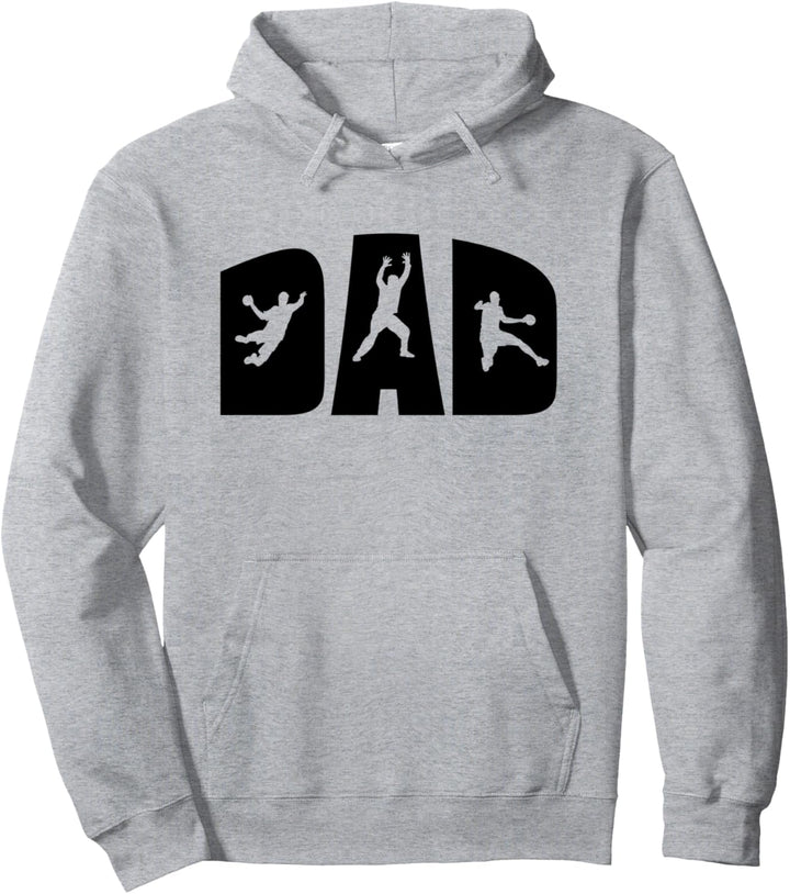 Handball Papa Vater Dad Handballer Spieler Torwart Trainer Pullover Hoodie