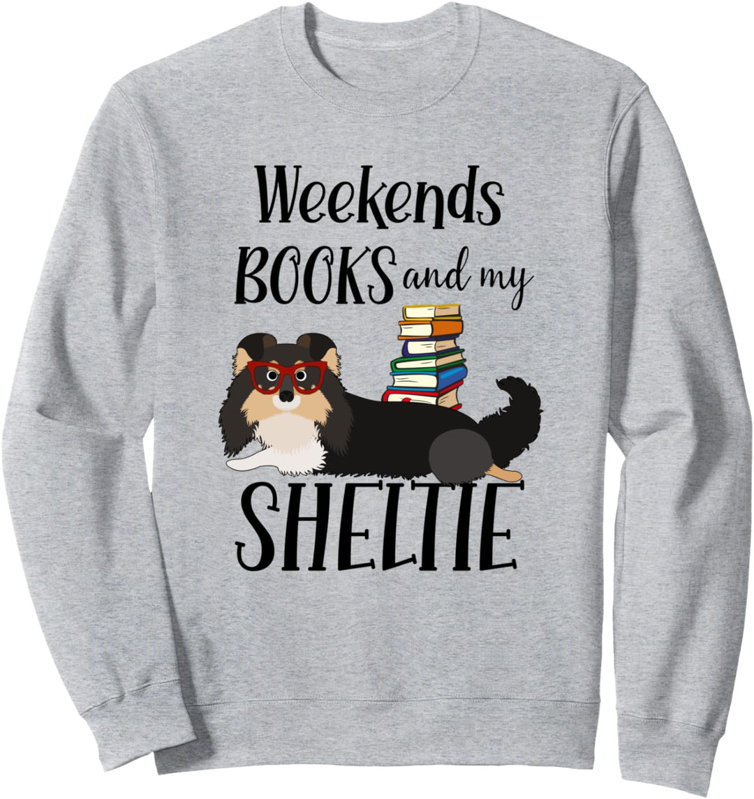 Süsser TRI Sheltie Reader, Bücher, Tri Sheltie Mom Book Lover Sweatshirt