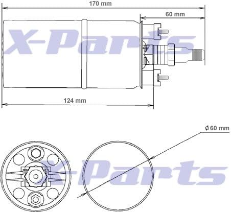In-Tank Tauchpumpe Benzinpumpe 040-1020003