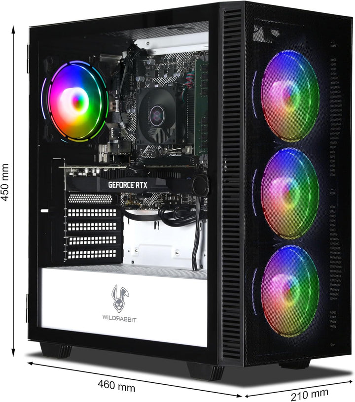 Ankermann Business Office Work Gaming V3 | AMD Ryzen 5 4500 | Nvidia GeForce GTX 1650 4GB | 16GB RAM