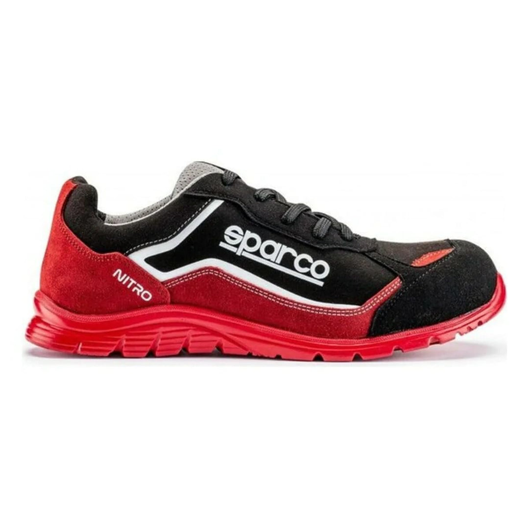 Sparco Unisex NitroIndustrial Shoe 42 EU Rot, 42 EU Rot