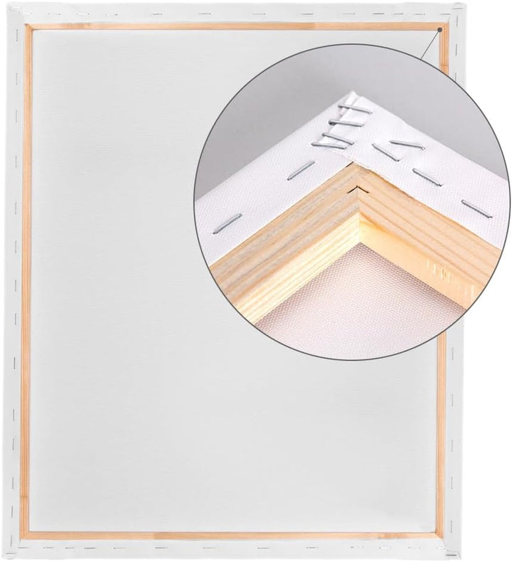Bildershop-24 Bespannter Keilrahmen Leinwand (unbedruckt), 100x150cm, 260g/m² (100% PES), 18mm 100 X