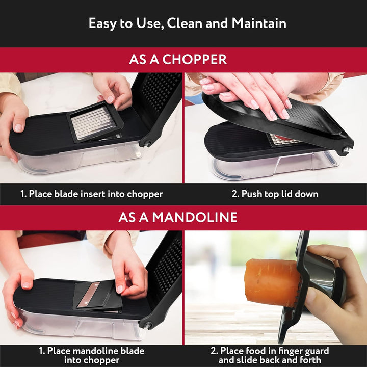 Gemüseschneider Mandoline Gemüsehobel - Gemüse Schneider Gurkenhobel Zwiebelschneider Kartoffelschne