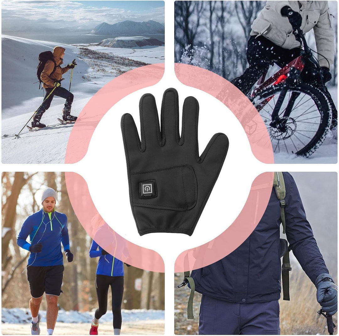 Beheizte Arbeitshandschuhe,Wärmehandschuhe | Handwärmende Thermohandschuhe,3 Temperatureinstellungen