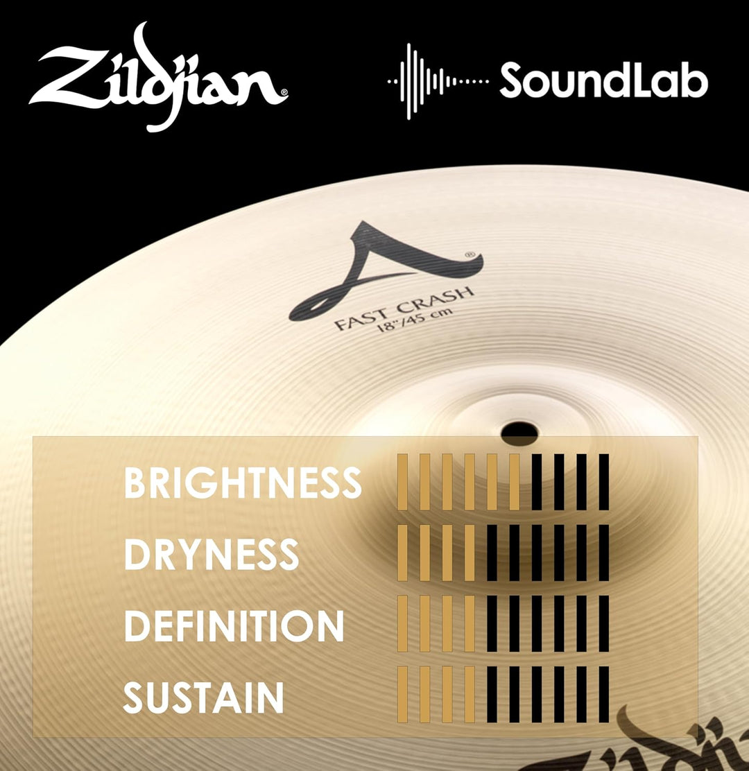 Zildjian A Zildjian Series - 18" Fast Crash Cymbal 18 Zoll Fash Crash, 18 Zoll Fash Crash