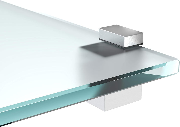 bijon Glasregal Glasablage Wandregal Glas Bad-Regal Glas Badezimmer Regal Badablage Ablageregal - 8m