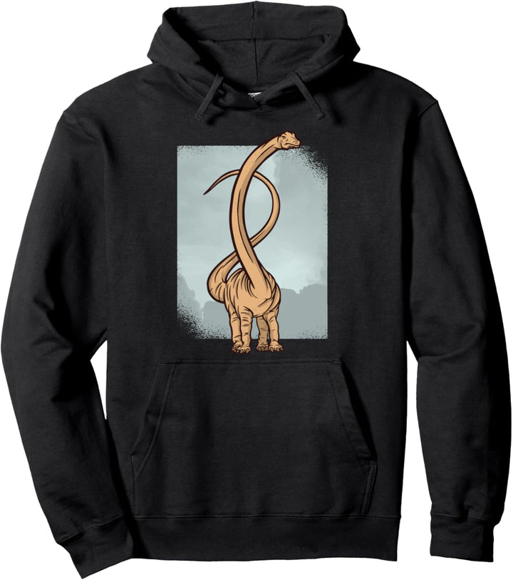 Barosaurus Dinosaurier Design Langhals Pullover Hoodie