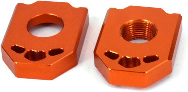 Motorrad-Hinterachsblock,Motorrad CNC Aluminium Hinterachsblock Kettenversteller für 85SX 125-450 SX