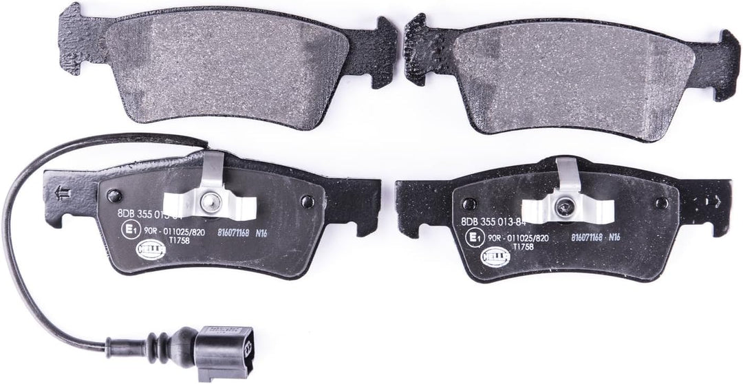 HELLA PAGID 8DB 355 013-841 Bremsbelagsatz - T1758 - Dicke/Stärke: 19mm - Bremssystem: Teves - mit i