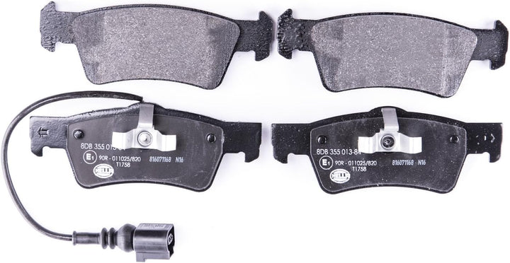 HELLA PAGID 8DB 355 013-841 Bremsbelagsatz - T1758 - Dicke/Stärke: 19mm - Bremssystem: Teves - mit i