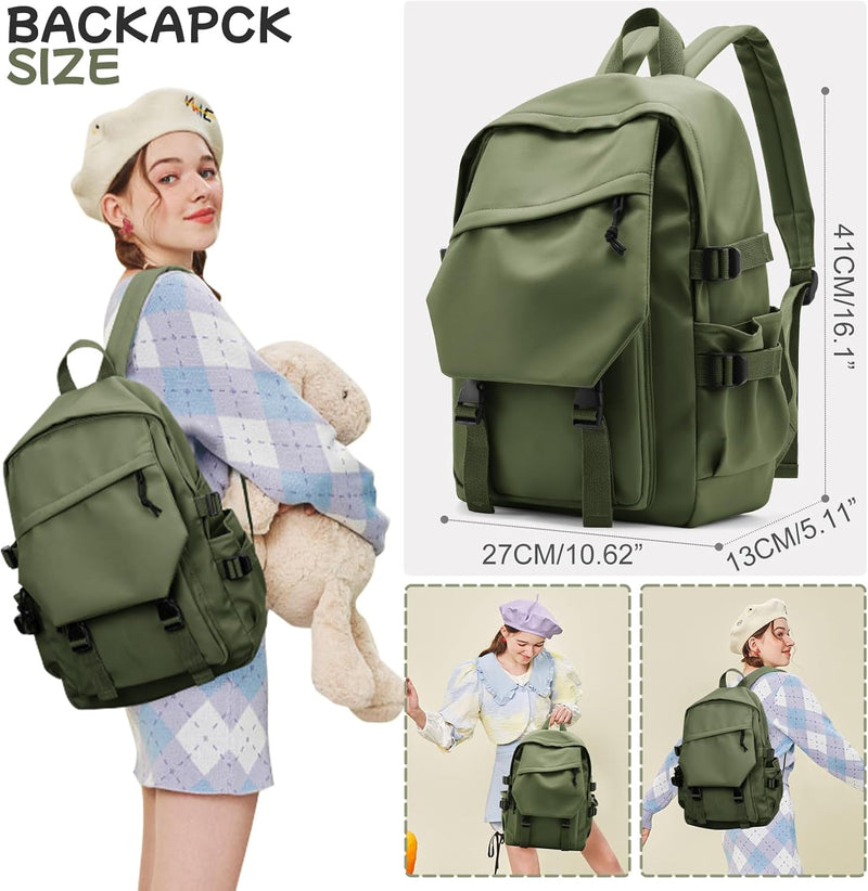 Leichte Schultasche Casual Daypack College Laptop -Rucksack für Männer Frauen Wasserfestes Reise Ruc