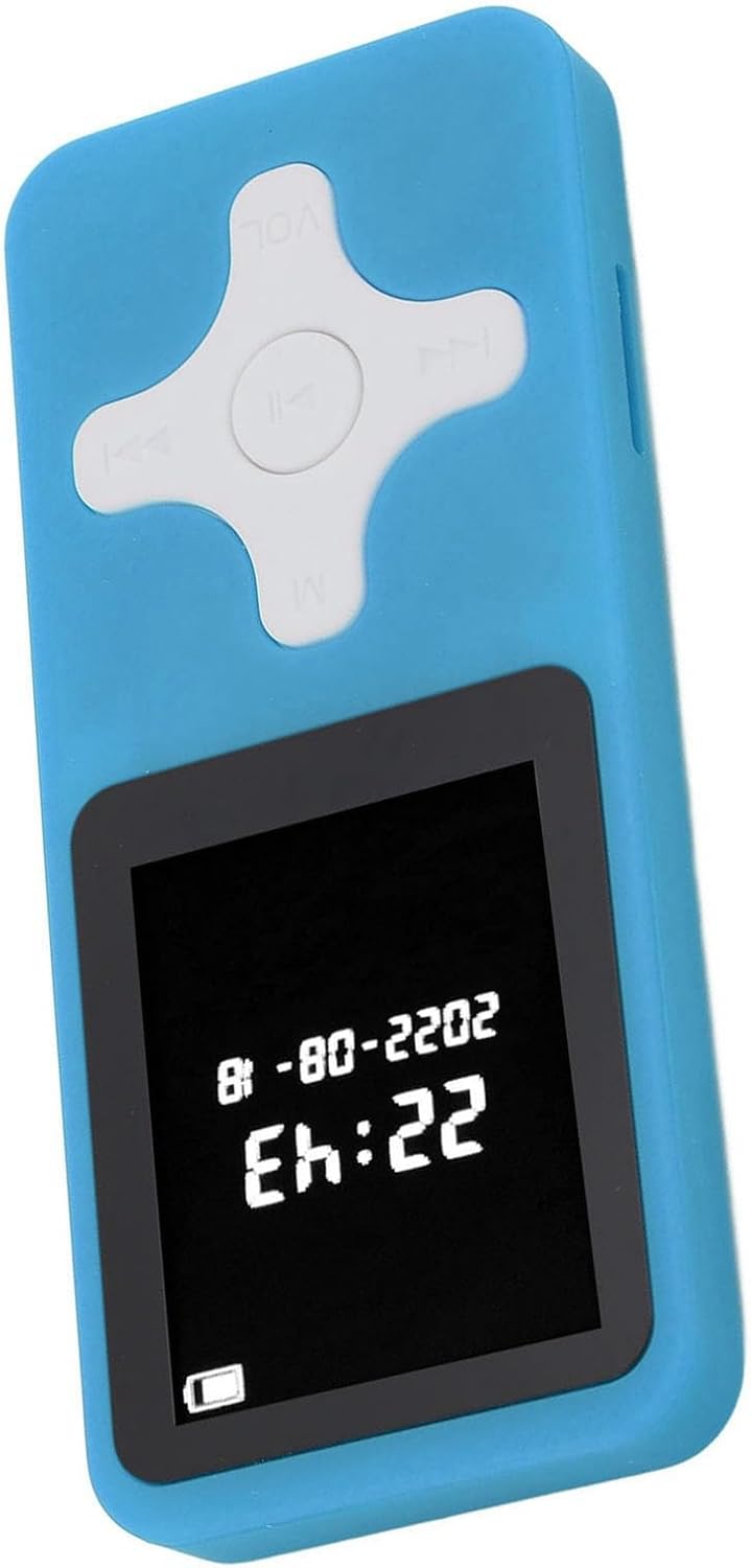 MP3-Player, Bluetooth 5.0 1,77 Zoll LCD-Musik-Player mit FM-Radio-Recorder, Wecker, Elektronischem B