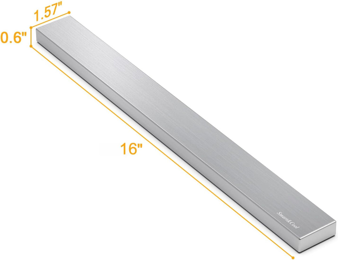 SMART&COOL Magnetleiste Messer - Magnet Messerleiste Edelstahl 40cm Selbstklebend - Messerhalter Mag