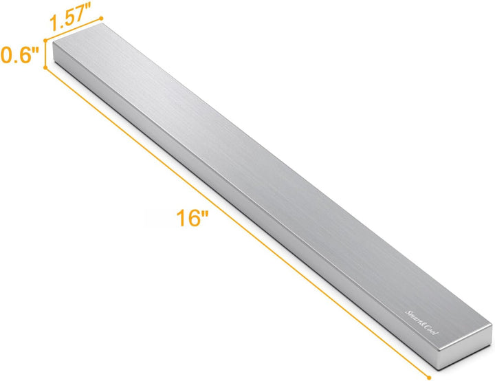 SMART&COOL Magnetleiste Messer - Magnet Messerleiste Edelstahl 40cm Selbstklebend - Messerhalter Mag
