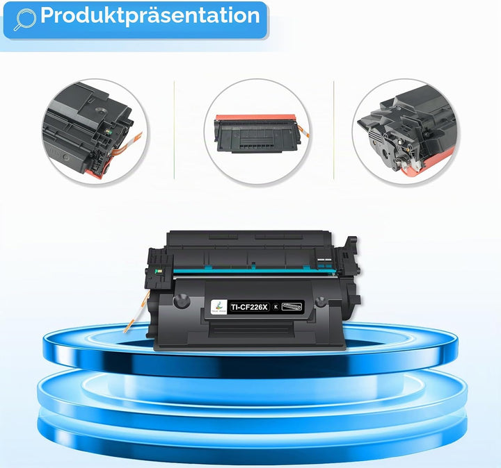 TRUE IMAGE Kompatibel Tonerkartusche als Ersatz für HP 26X 26A CF226X CF226A Laserjet Pro M402dne M4