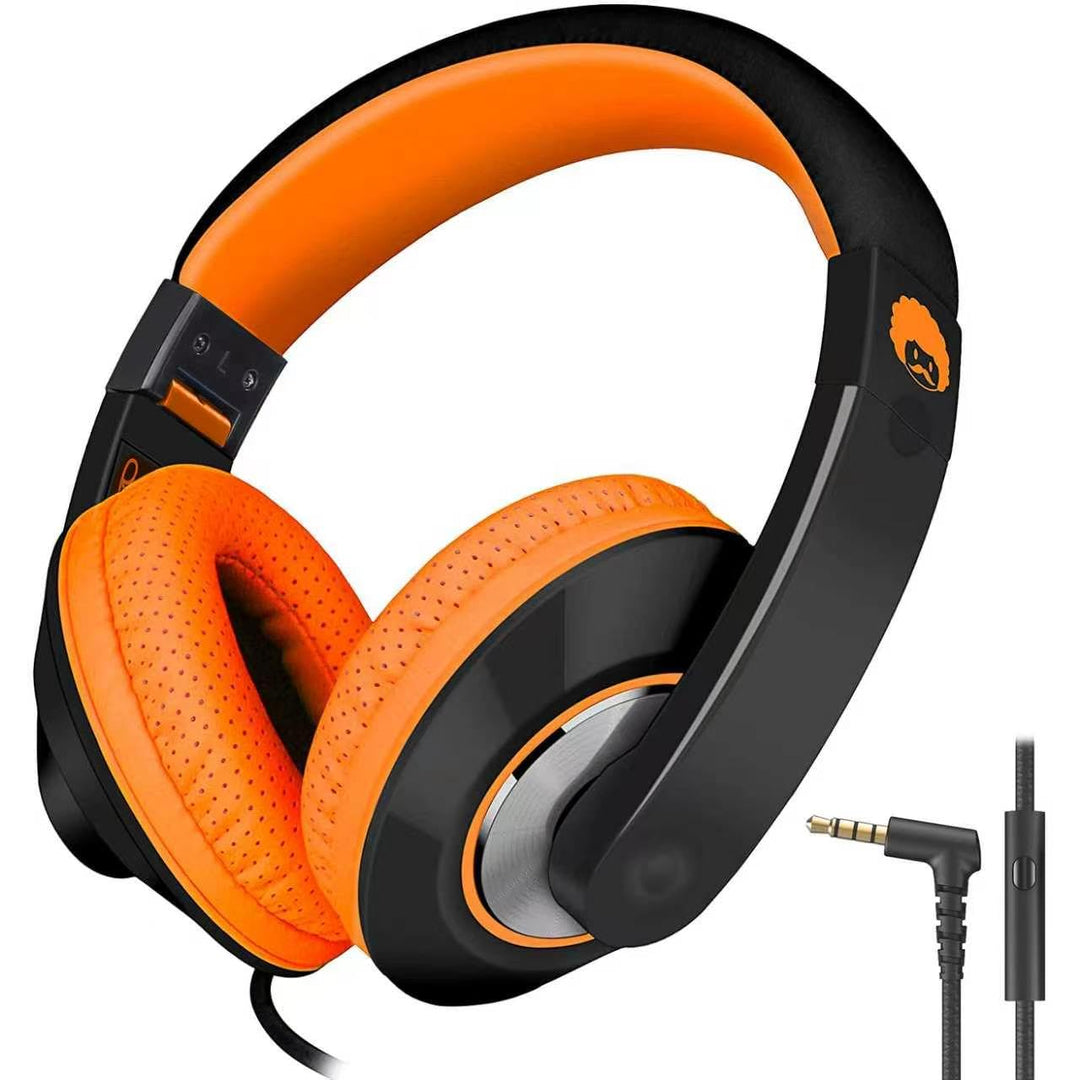 RockPapa Comfort+ Kinder Kopfhörer für Schule Jungen, Kopfhörer Kinder mit Kabel, Faltbar, 3,5 mm Ja