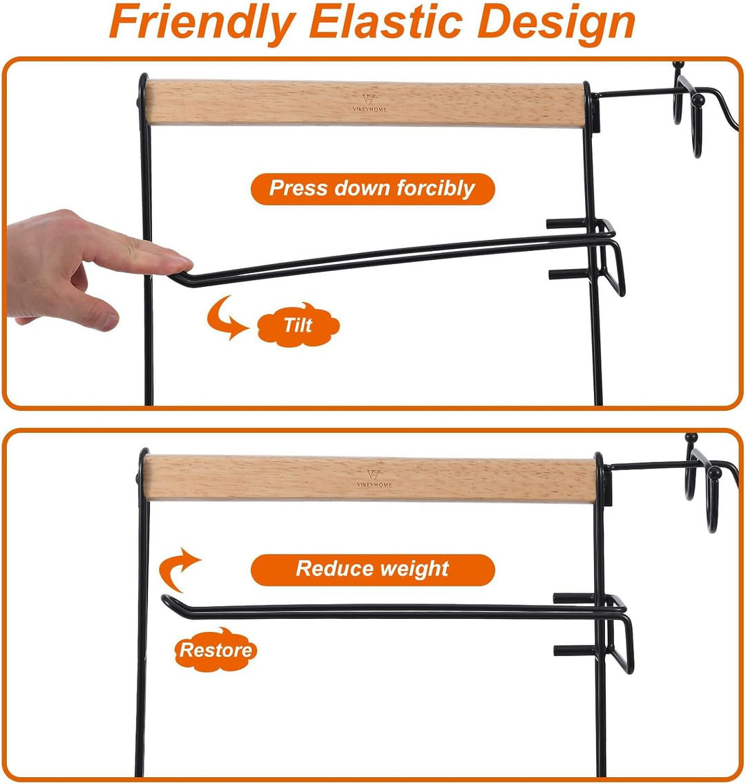 Grill-Caddy, Picknick-Grill-Organizer für Camping, Outdoor, Netzkorb mit 3 Haken zum Aufhängen und P