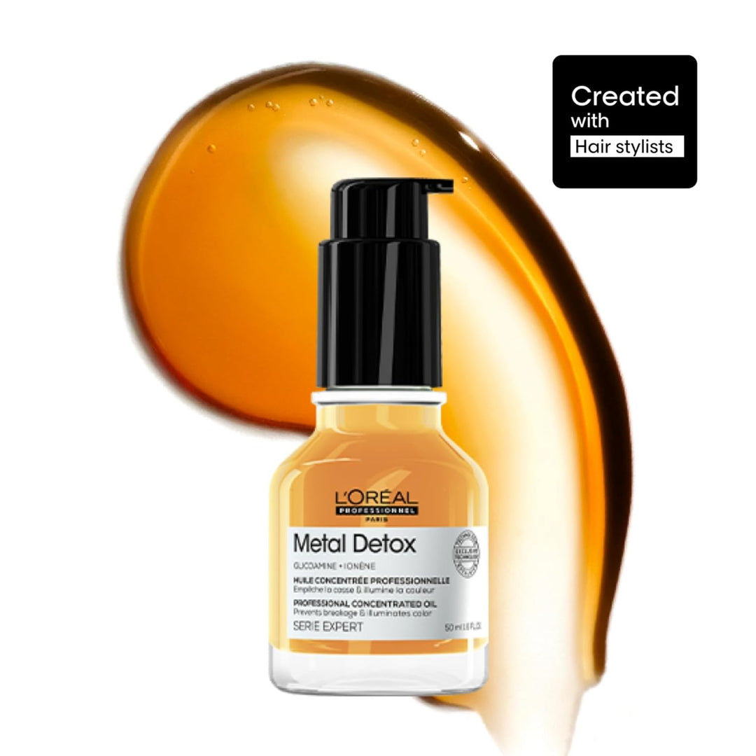 L'Oréal Professionnel Paris Serie Expert Metal Detox Oil 50ml - Öl für geschädigtes Haar Unparfümier