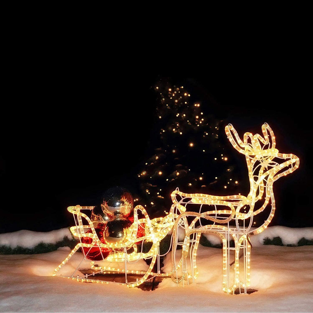 Forever Speed 50Meter LED Lichterschlauch Lichterkette Schlauch Leiste Aussen und Innen Warmweiss 18