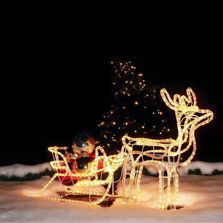 Forever Speed 50Meter LED Lichterschlauch Lichterkette Schlauch Leiste Aussen und Innen Warmweiss 18