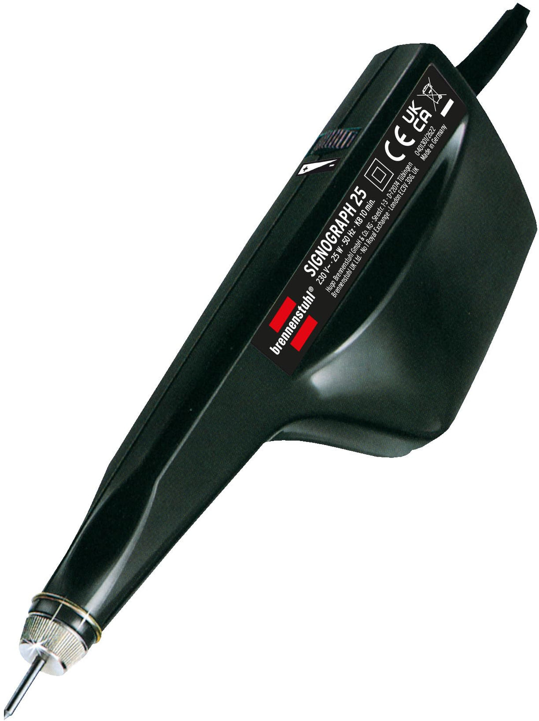 Brennenstuhl Signograph 25 Watt Diamant-Set (Graviergerät mit umfangreichem Zubehör, 1,8 m Kabel, Ma