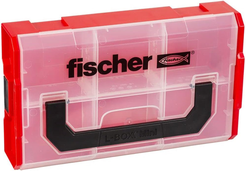 fischer FIXtainer, Sortierbox für Kleinteile, universelle Aufbewahrungs-Box für Dübel, Schrauben & M