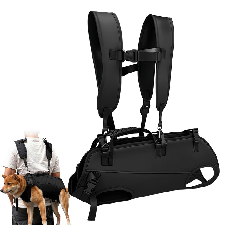 Ziyonix Haustier-Tragerucksack mit Tragegriff, Hunde Hebegeschirr, Hundeschlinge für Ältere Hunde, H