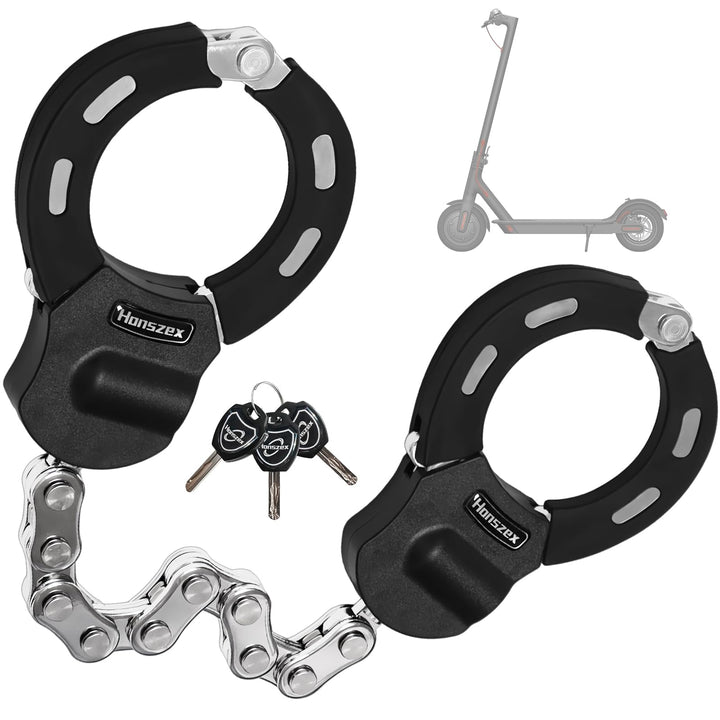 Honszex E Scooter Schloss, Schloss für E Scooter, Handschellenschloss E Scooter, E Roller Schloss, F