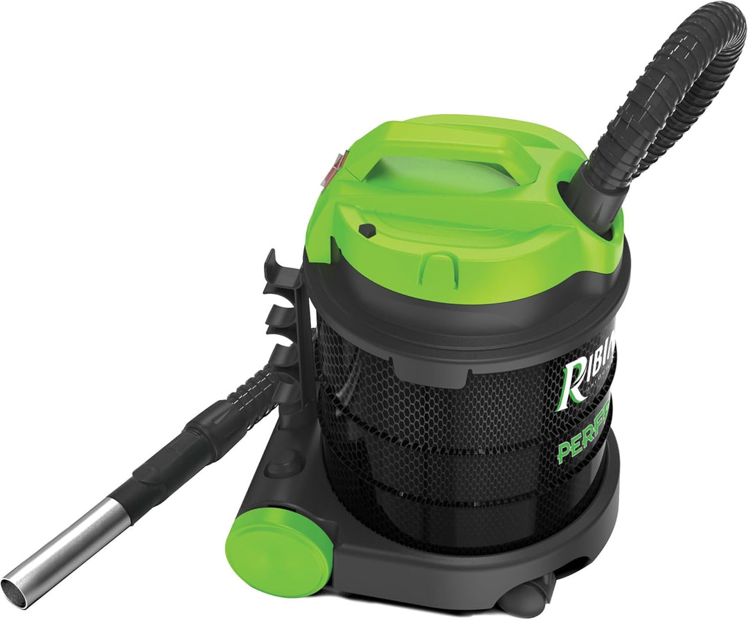 Ribimex Perfetto Aschesauger 1200 W, leise (62 dB) mit Blasfunktion und waschbarem HEPA-Filter, 20 L
