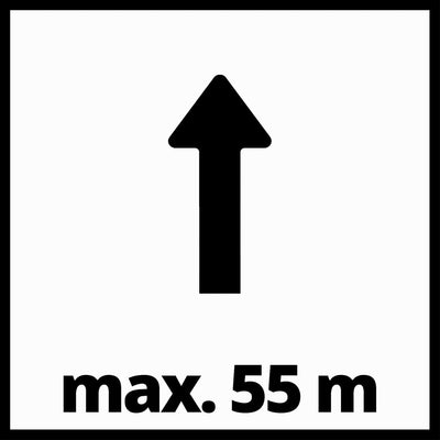 Einhell Tiefbrunnenpumpe GE-DW 1155 N-A (1.100 Watt, bis zu 6.000 L/h, max. Förderhöhe 55 m, Pumpend