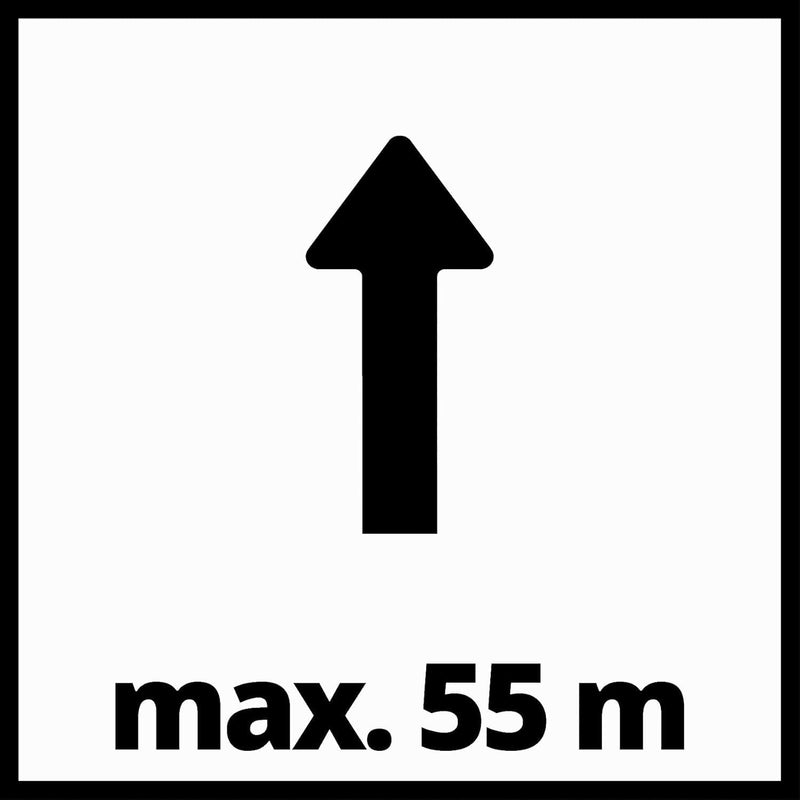 Einhell Tiefbrunnenpumpe GE-DW 1155 N-A (1.100 Watt, bis zu 6.000 L/h, max. Förderhöhe 55 m, Pumpend