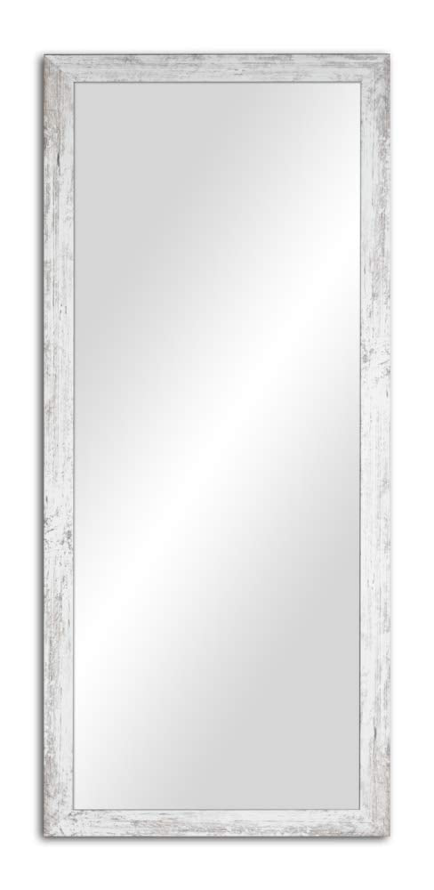 Ramix Spiegel mit Rahmen 117x57 cm, 57x117 cm, 5 Farben Rahmen, Fester Rahmen, Stabiler Rückwand, Ra