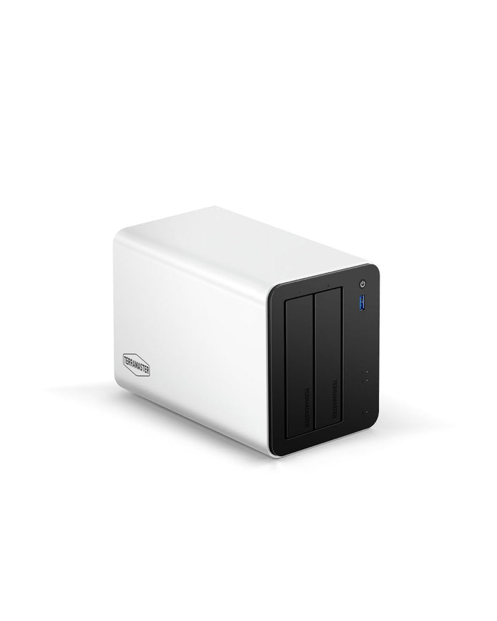 TERRAMASTER F2-425 Plus NAS-Speicher – 2 Einschübe, Intel N150 Quad-Core-CPU, 8 GB RAM DDR5, 5GbE LA