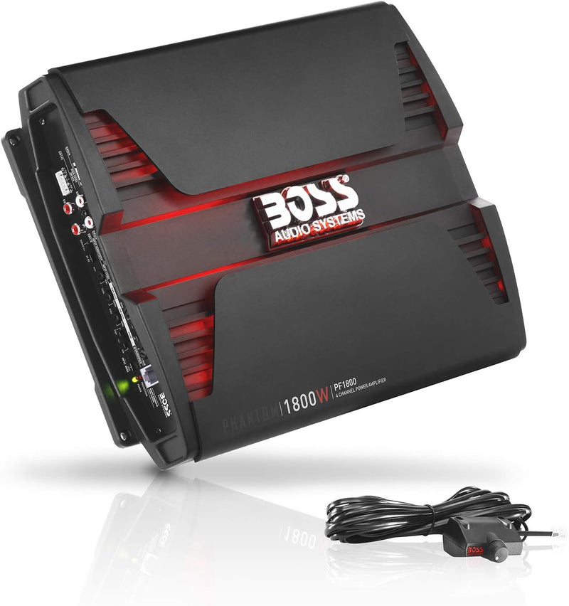 BOSS Audio Systems PF1800 4 Kanal Auto Verstärker - 1800 Watt, Vollbereich, Klasse A-B, 2-4 Ohm stab