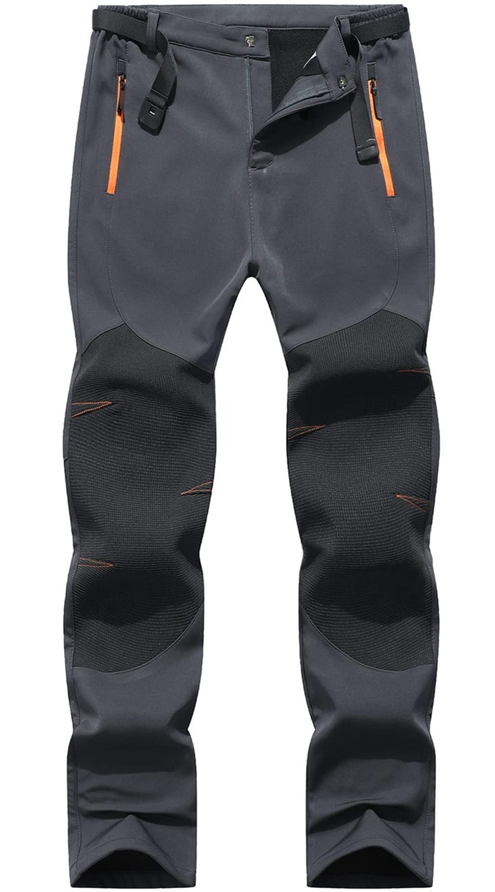 BenBoy Herren Wanderhose Wasserdicht Skihose Softshellhose Winddicht Outdoorhose Winter Warm Gefütte