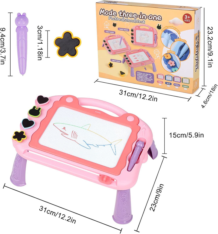 Sarsumir Magnetische Maltafel Zaubertafeln für Kinder, Zaubertafel Maltafel Magnettafel Reisegrösse,