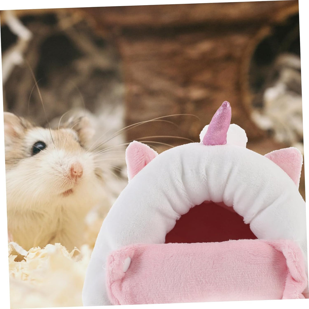 BESPORTBLE Hamster Nest Aus Baumwolle Abnehmbares Warmes Schlafhaus Für Hamster Igel Und Zuckerglide